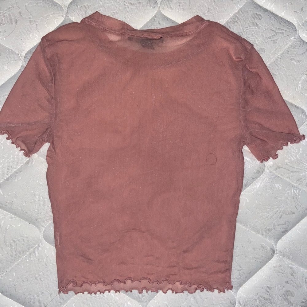 Forever 21 Mesh Crop Top